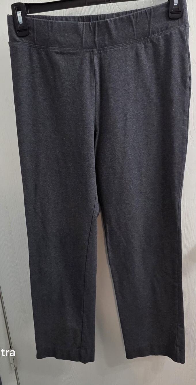 J. Crew Stretch Athletic Pants Women's M Gray High Rise Errands Comfy‎ Casual